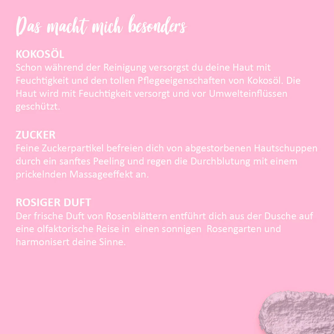 3in1 Dusch-Fluff Rosengarten von Puremetics Infos2
