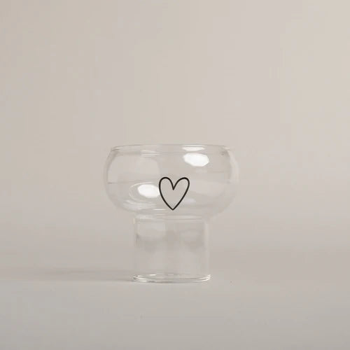 Bubble Glas Herz von Eulenschnitt