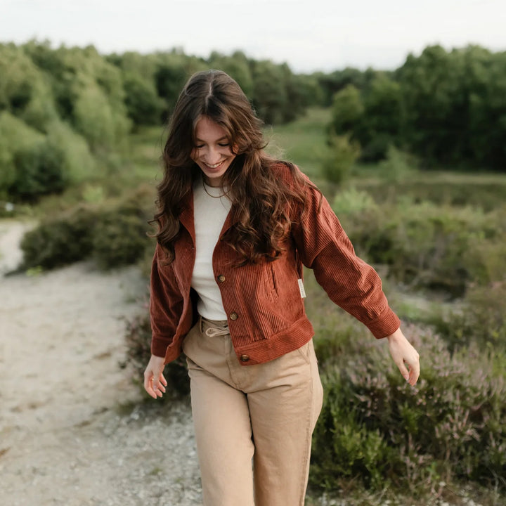 Cordjacke Silja Karamellbraun von Nordlicht 6