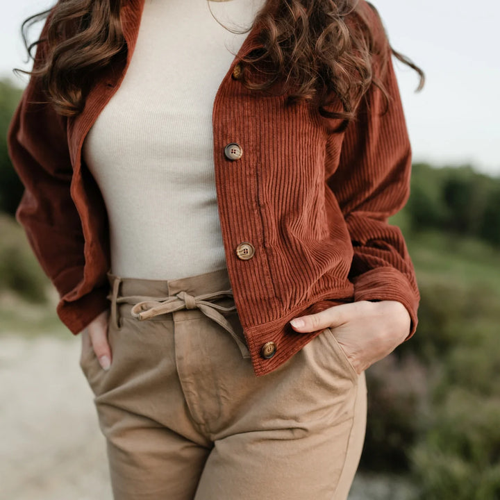 Cordjacke Silja Karamellbraun von Nordlicht 7