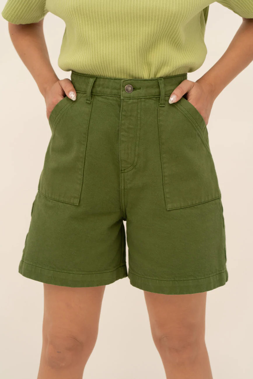 Denim Shorts Karla Green von Näz 2