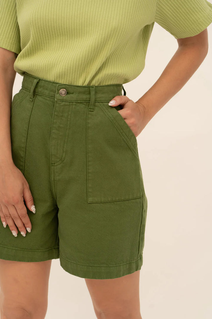 Denim Shorts Karla Green von Näz