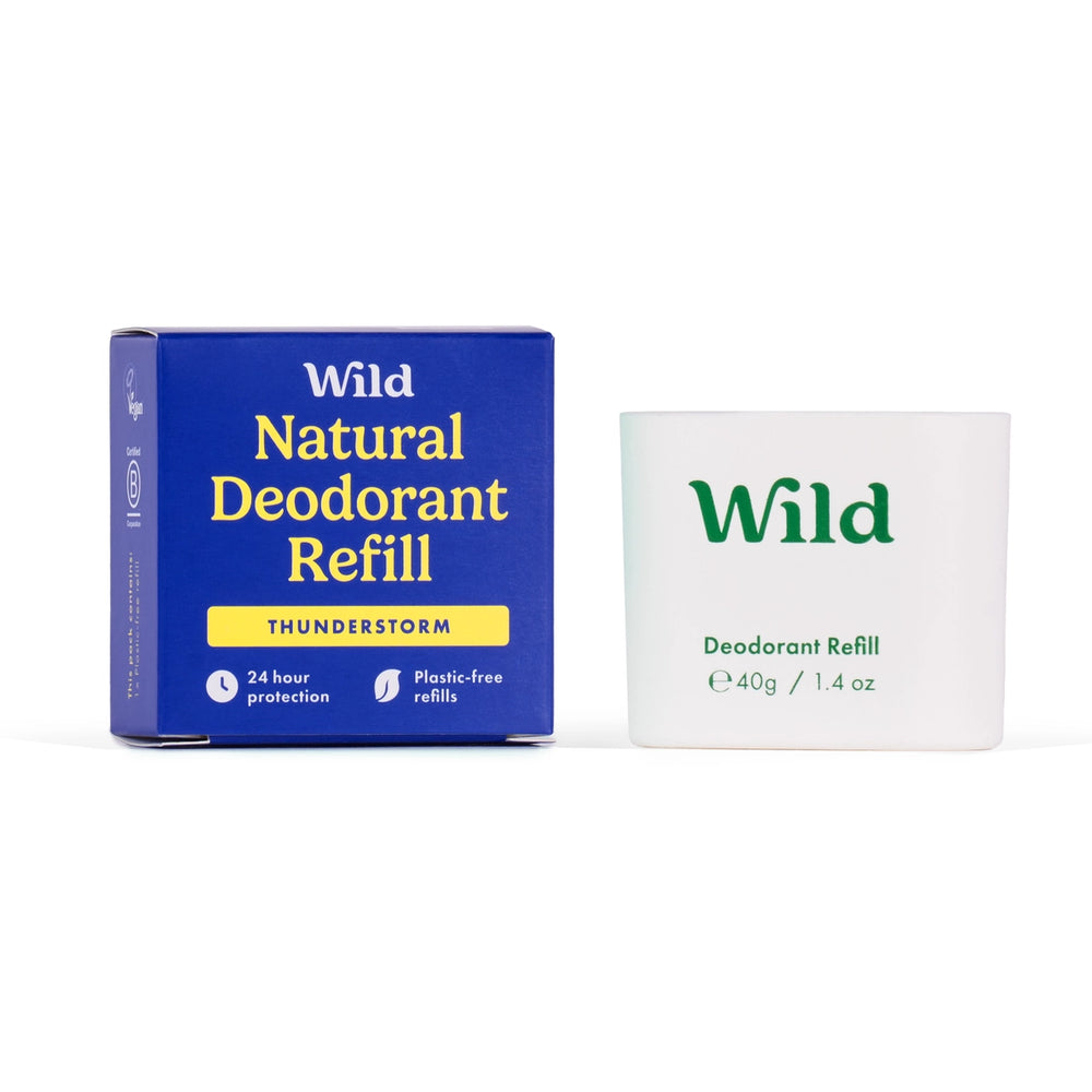 Deo Nachfüllpackung Thunderstorm von Wild offen