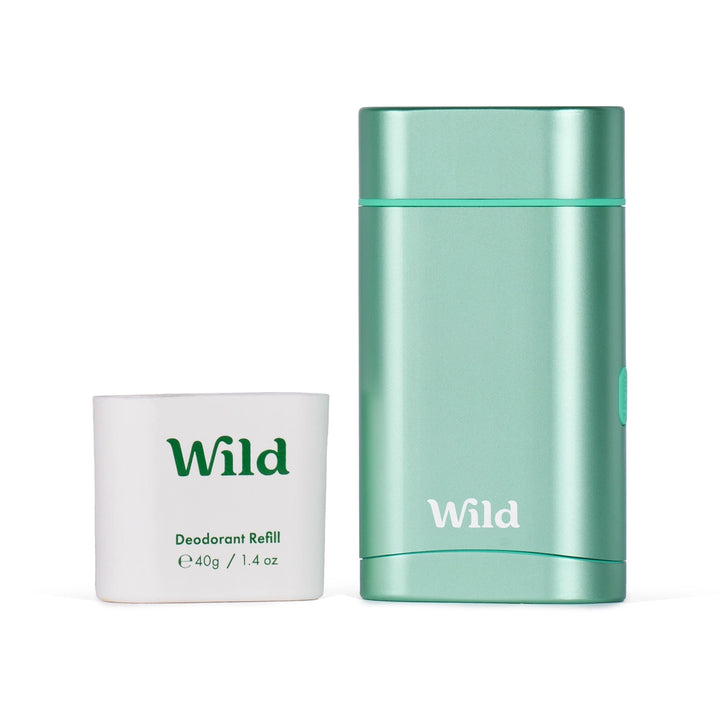 Deodorant Starterset Minze & Aloe Vera für Herren von Wild Refill