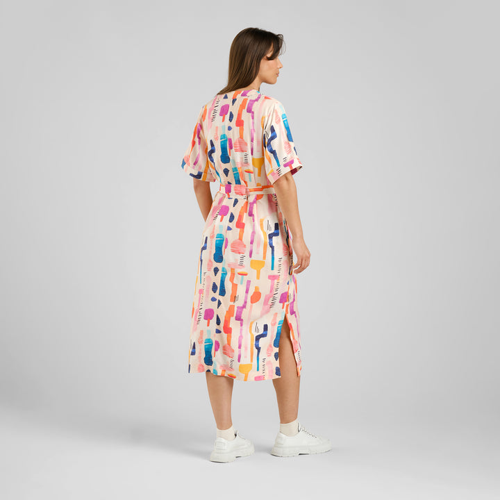 Dress Kallvik Summer Abstract Multi Color von dedicated 5