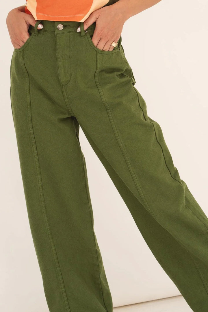 Elsa Green Denim Trousers von Näz