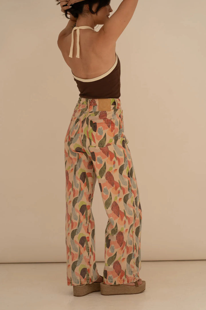 Elsa Printed Denim Trousers von Näz 3