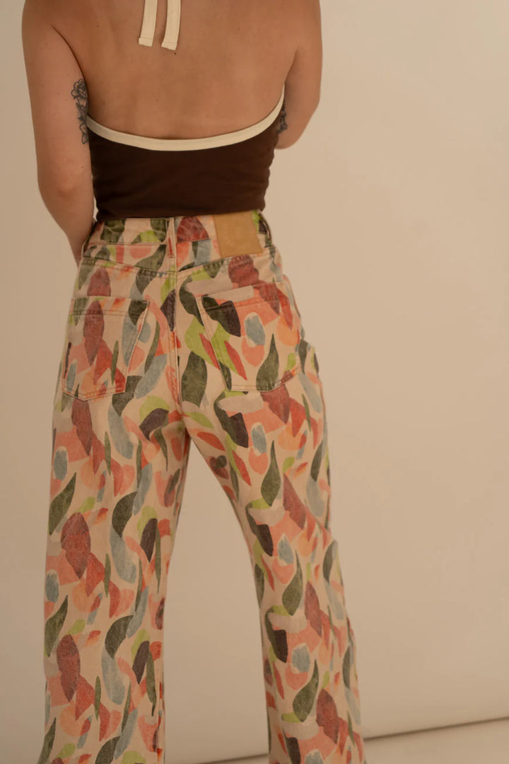 Elsa Printed Denim Trousers von Näz 4