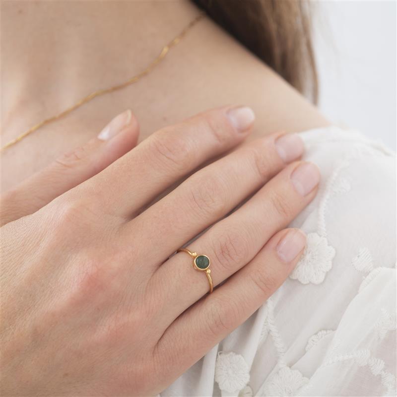 Faithful Aventurin Gold Ring von A Beautiful Story