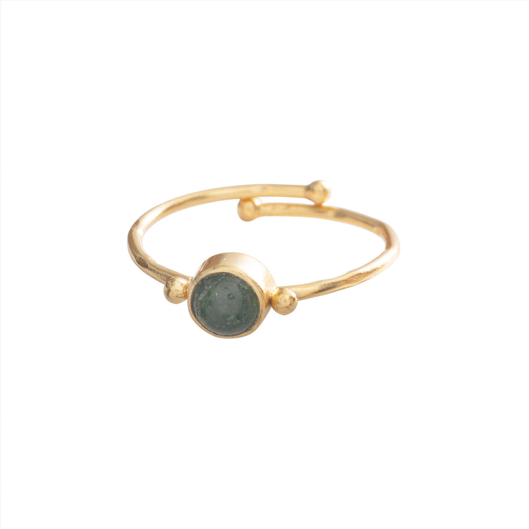 Faithful Aventurin Gold Ring von A Beautiful Story