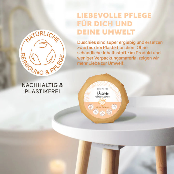 Festes Duschgel Duschie Juicy Orange 5