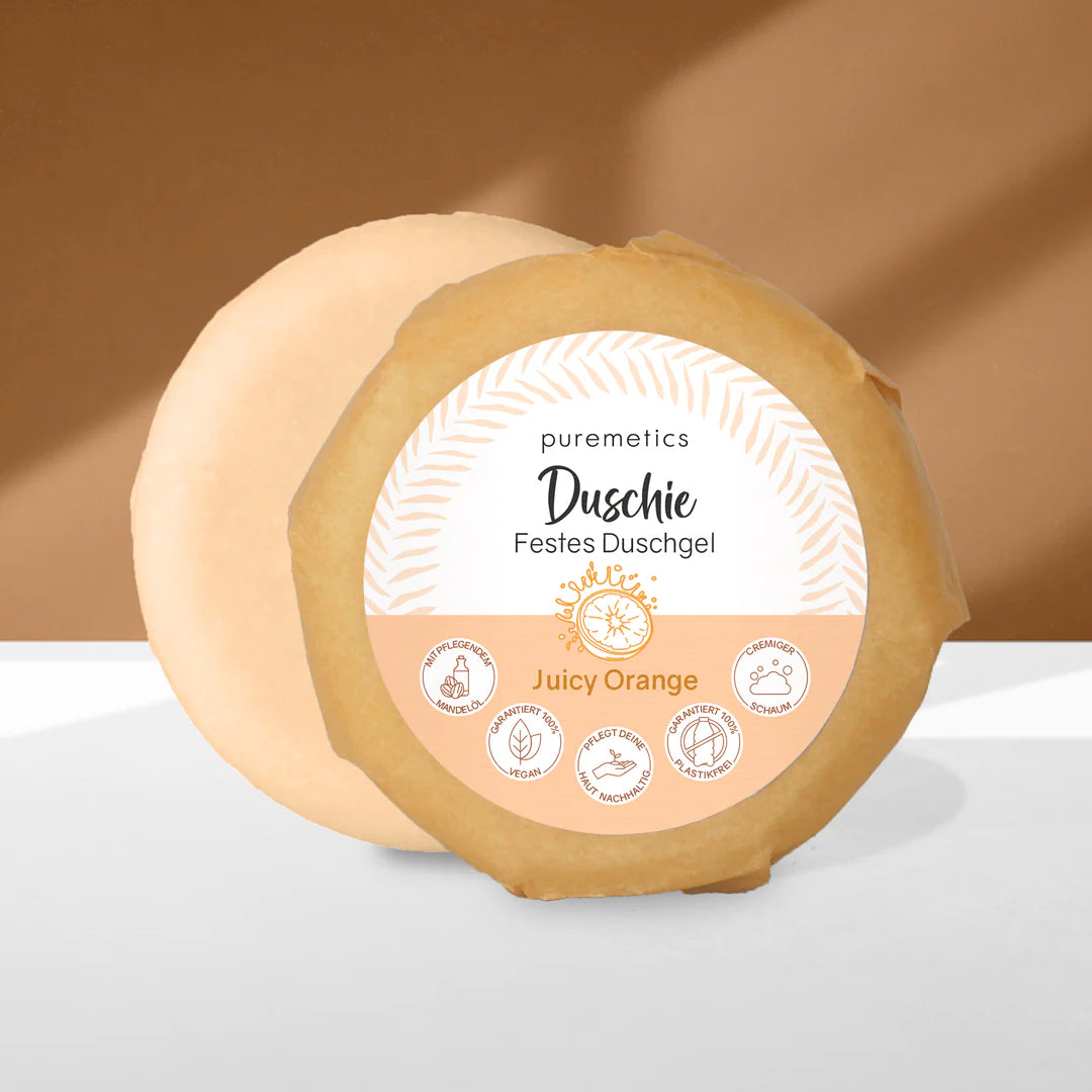 Festes Duschgel Duschie Juicy Orange