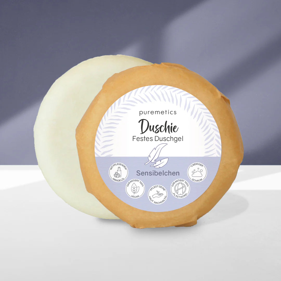 Festes Duschgel Duschie Sensibelchen von puremetics