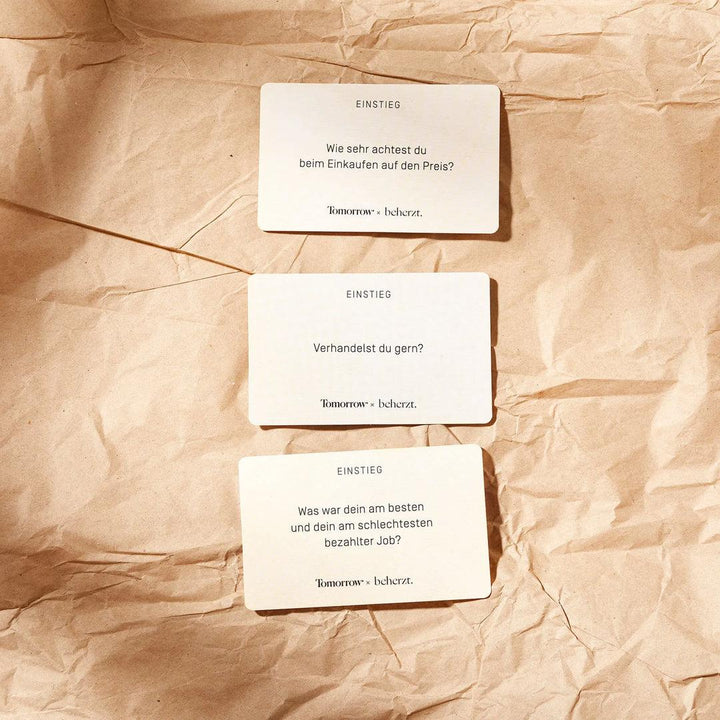 Fragespiel Eine Frage des Geldes von beherzt 3