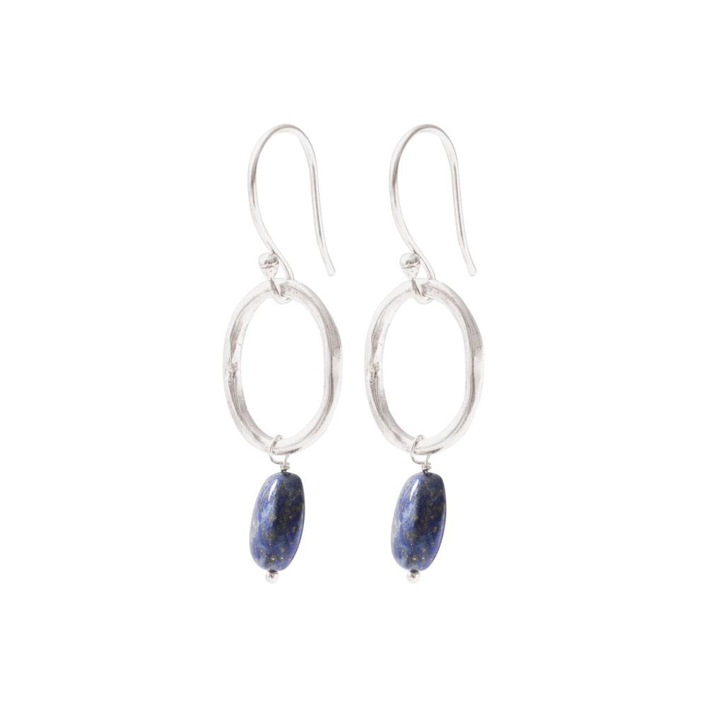 Graceful Lapislazuli Silber Ohrringe von A Beautiful Story