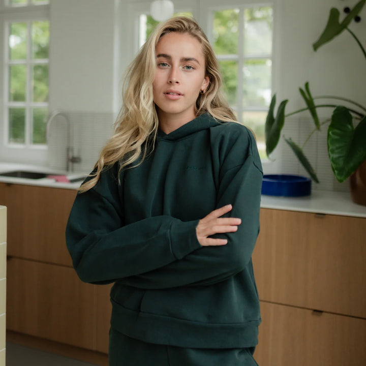 Hoodie Nissa Update Waldgrün von Nordlicht