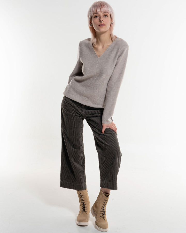 Hose Cablecord Culotte Trüffle von Alma & Lovis 2