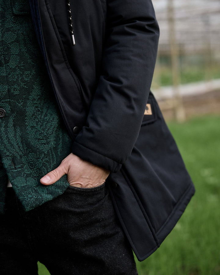 Jacke Cheverny Woven Black von Faguo 5