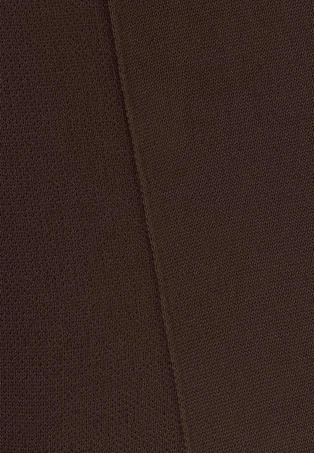 Jacquard Rippstrick Schal ASMEE dunkelbraun von MELA 6