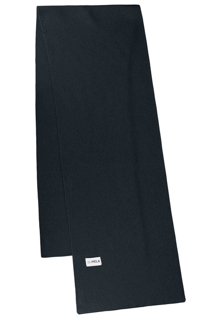 Jacquard Rippstrick Schal ASMEE navy von MELA 4