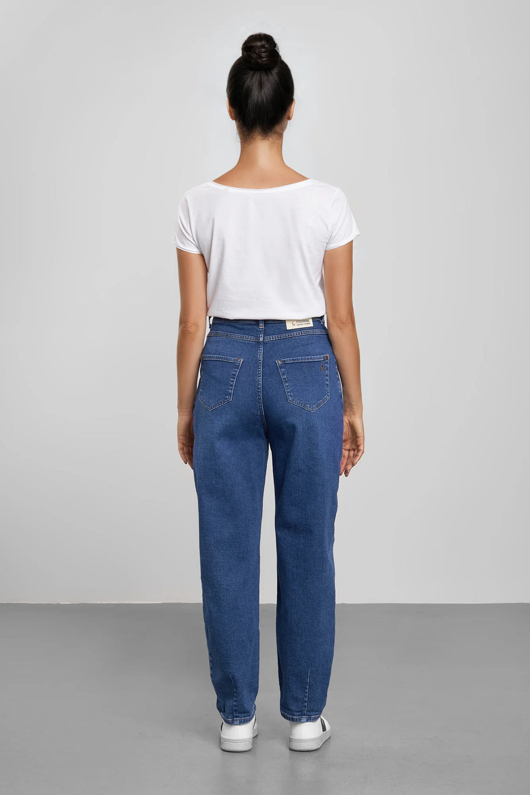 Jeans BEL:LA Balloon High Waist Medium Blue von Feuervogl 3