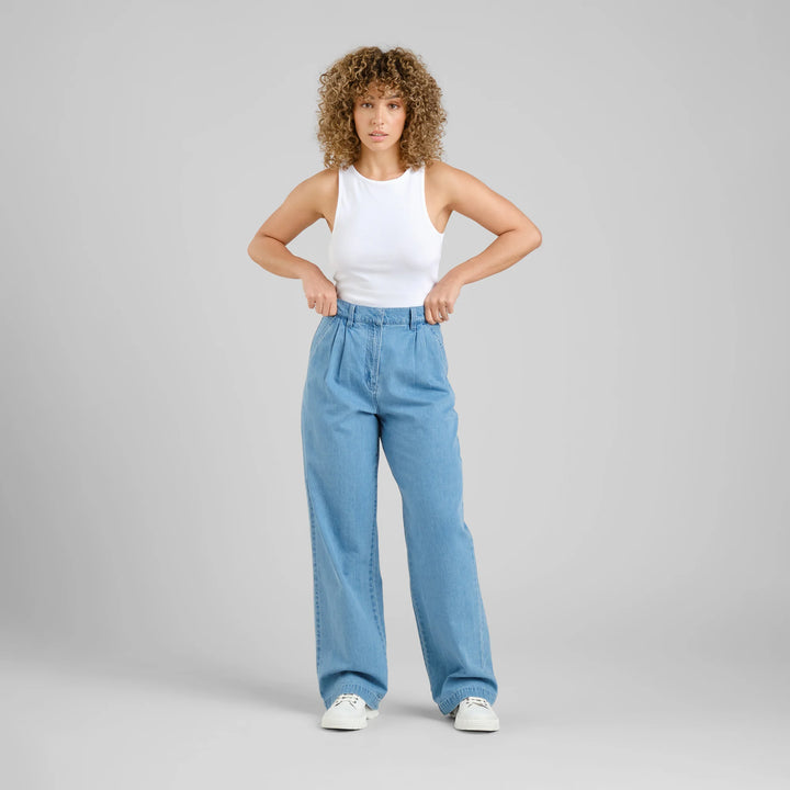 Jeans Pants Vickleby Denim Light Blue von dedicated 2