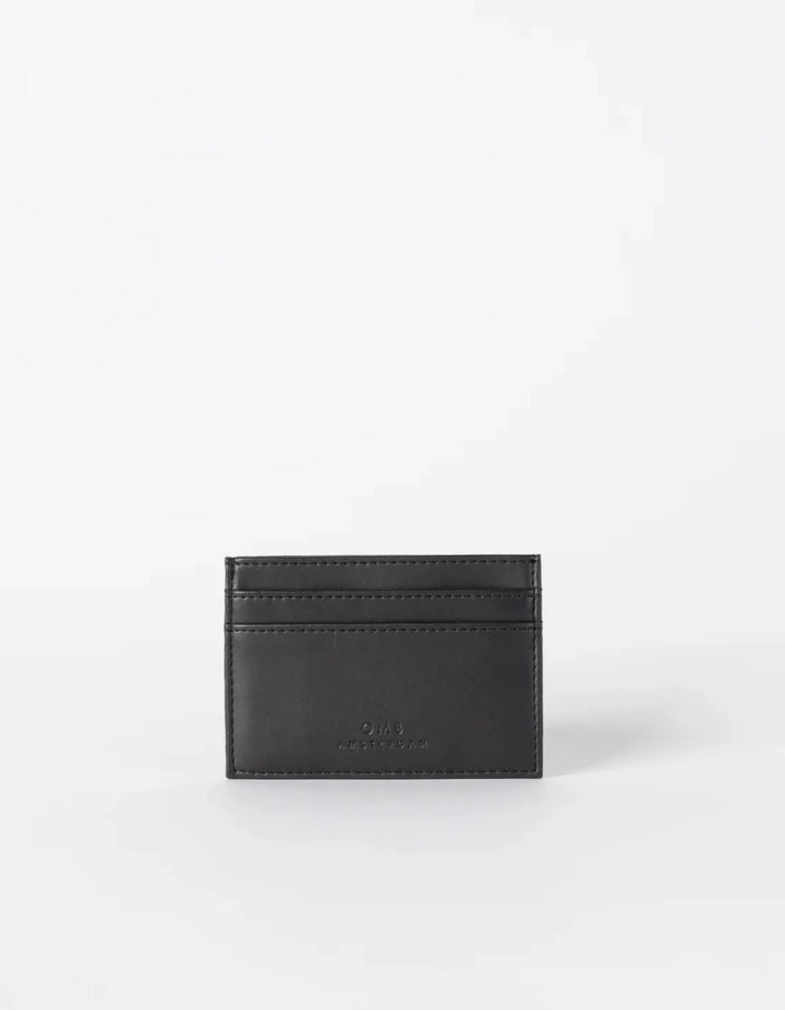 Kartenetui vegan Marks Cardcase Apple Leather Black von O MY BAG