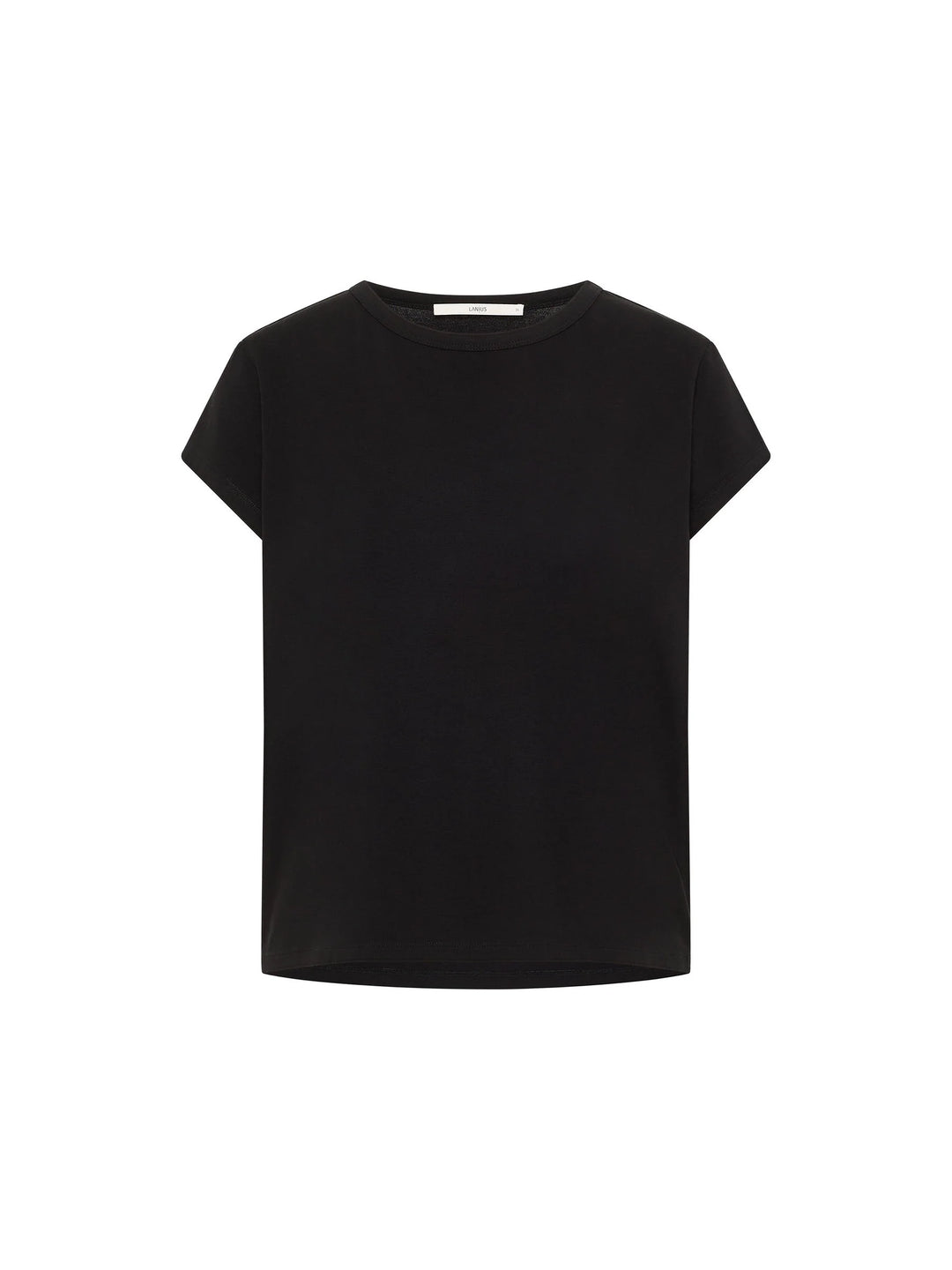 Kurzarmshirt GOTS Black von Lanius 6