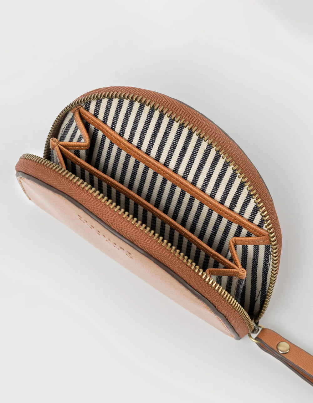 Laura Coin Purse Cognac Apple Leather von omybag 1