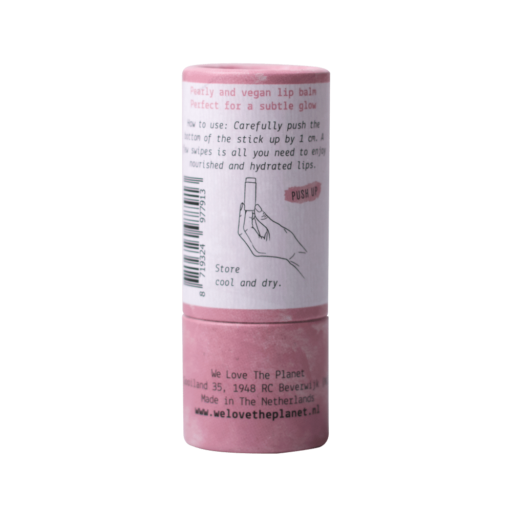 Lip Balm Velvet Shine von We Love The Planet Rückseite