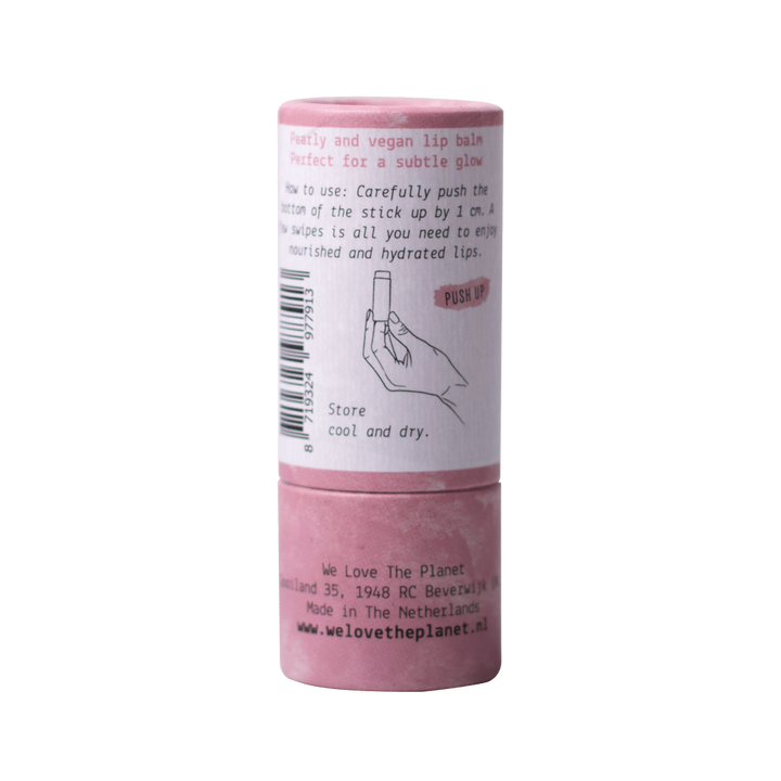 Lip Balm Velvet Shine von We Love The Planet Rückseite