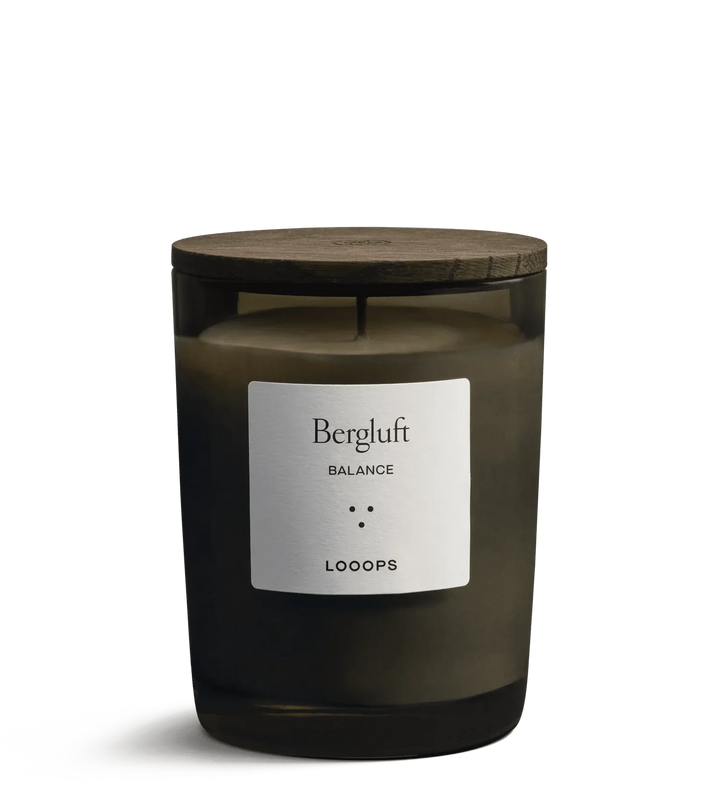 Duftkerze Bergluft mit Deckel 250g von Looops