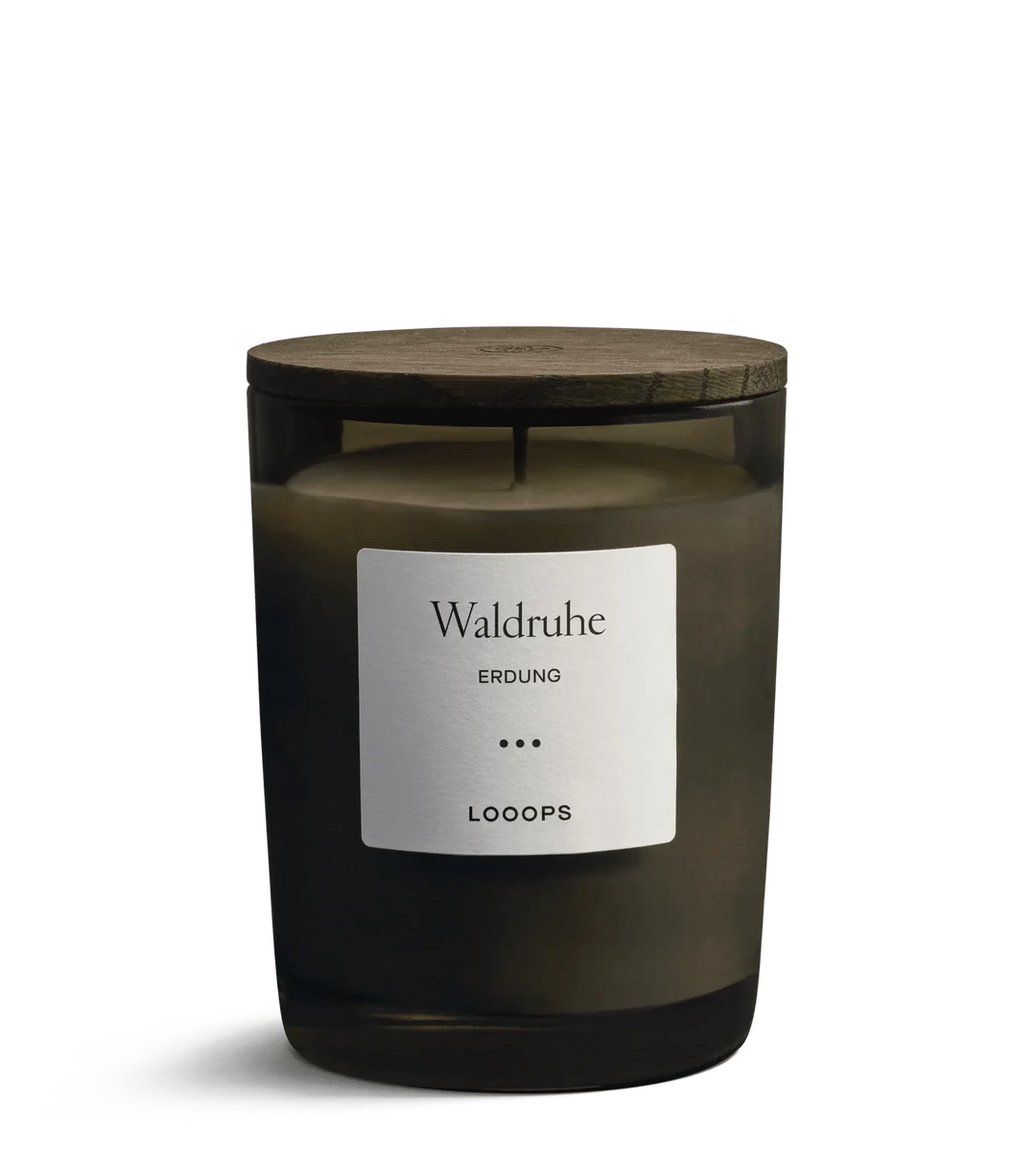 Duftkerze Waldruhe mit Deckel 250g von Looops