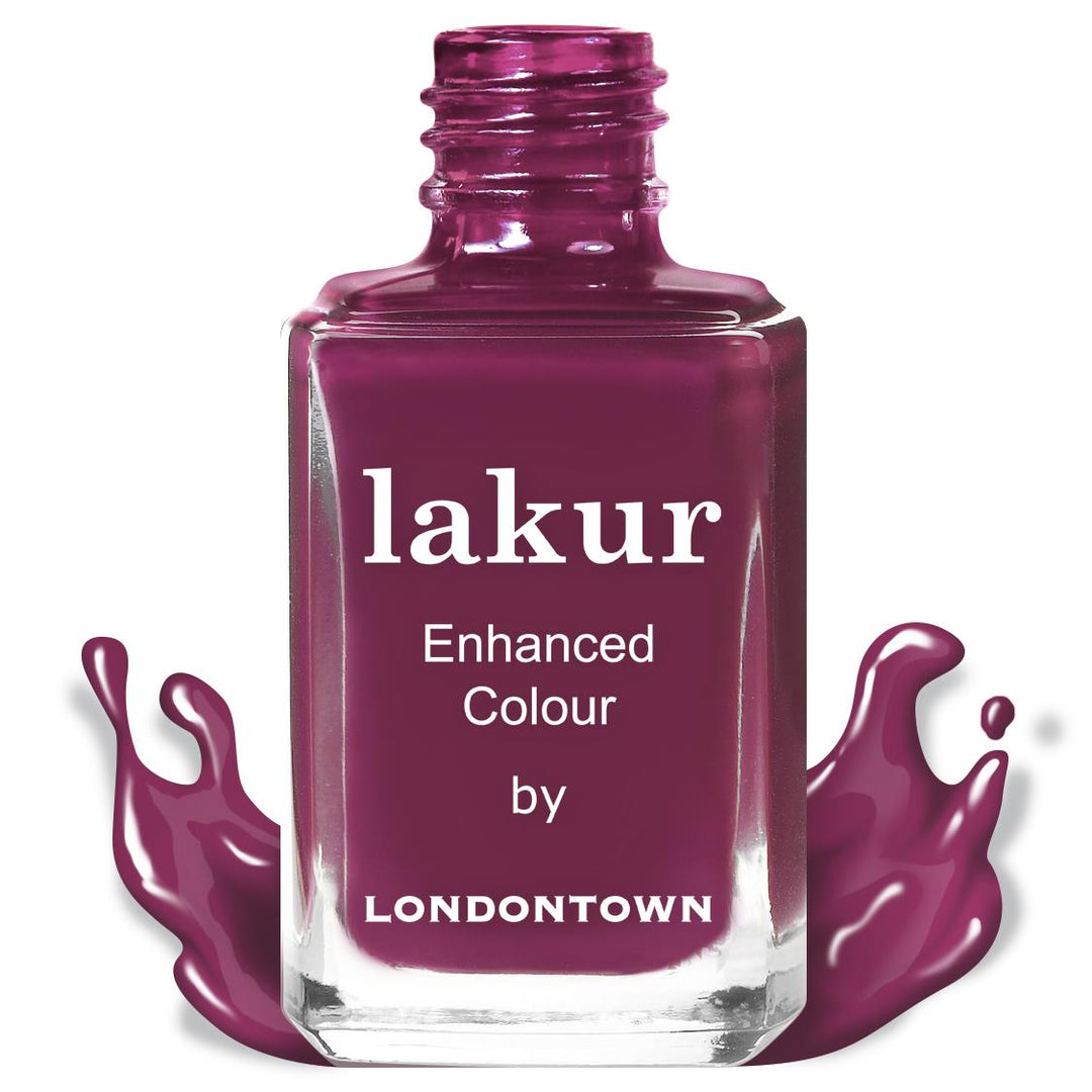 Nagellack Lakur Portobello Plum von Londontown