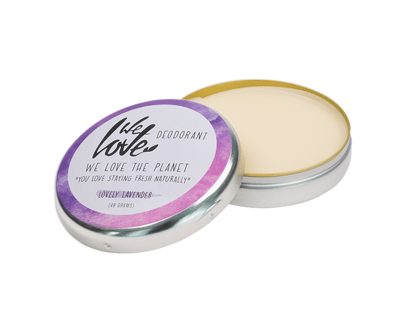 Natürliche Deocreme Lovely Lavender von We Love The Planet offen