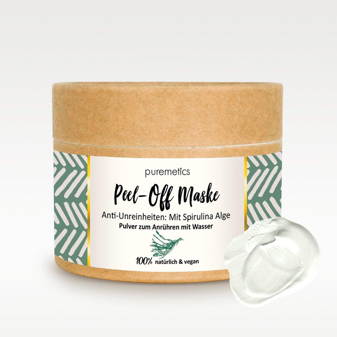 Peel-Off Maske Anti-Unreinheiten Spirulina Alge von Puremetics