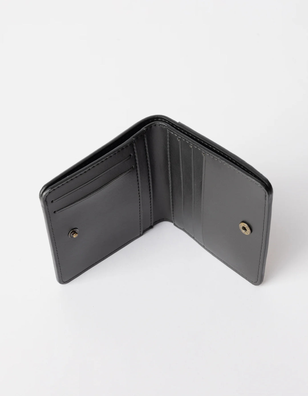 Portemonnaie Alex Fold Over Wallet Apple Leather Black von O MY BAG 2