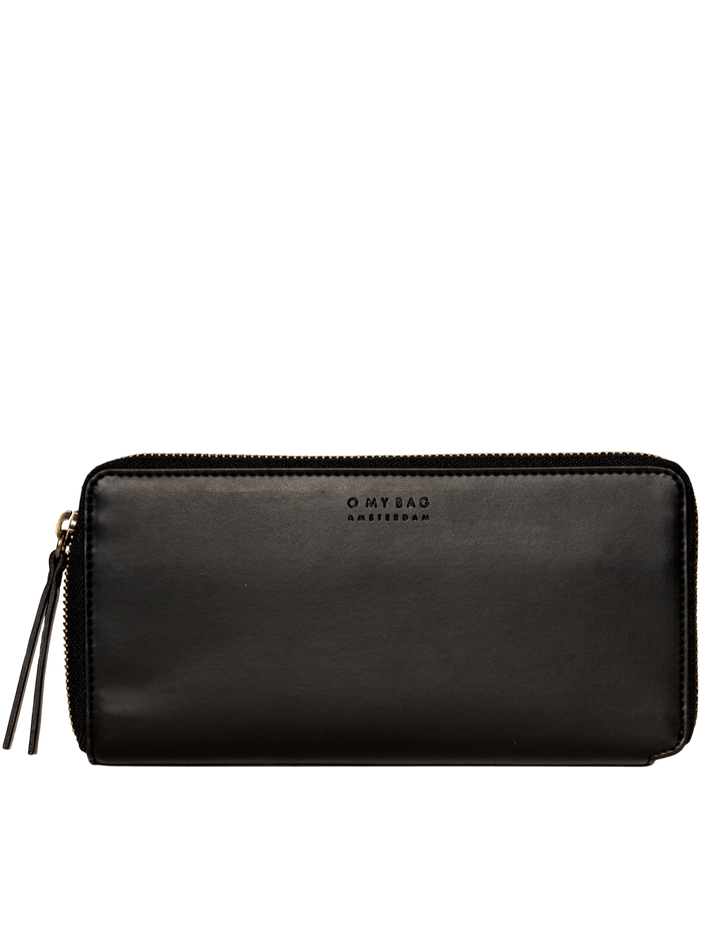 Portemonnaie vegan Sonny Wallet Apple Leather Black von O MY BAG