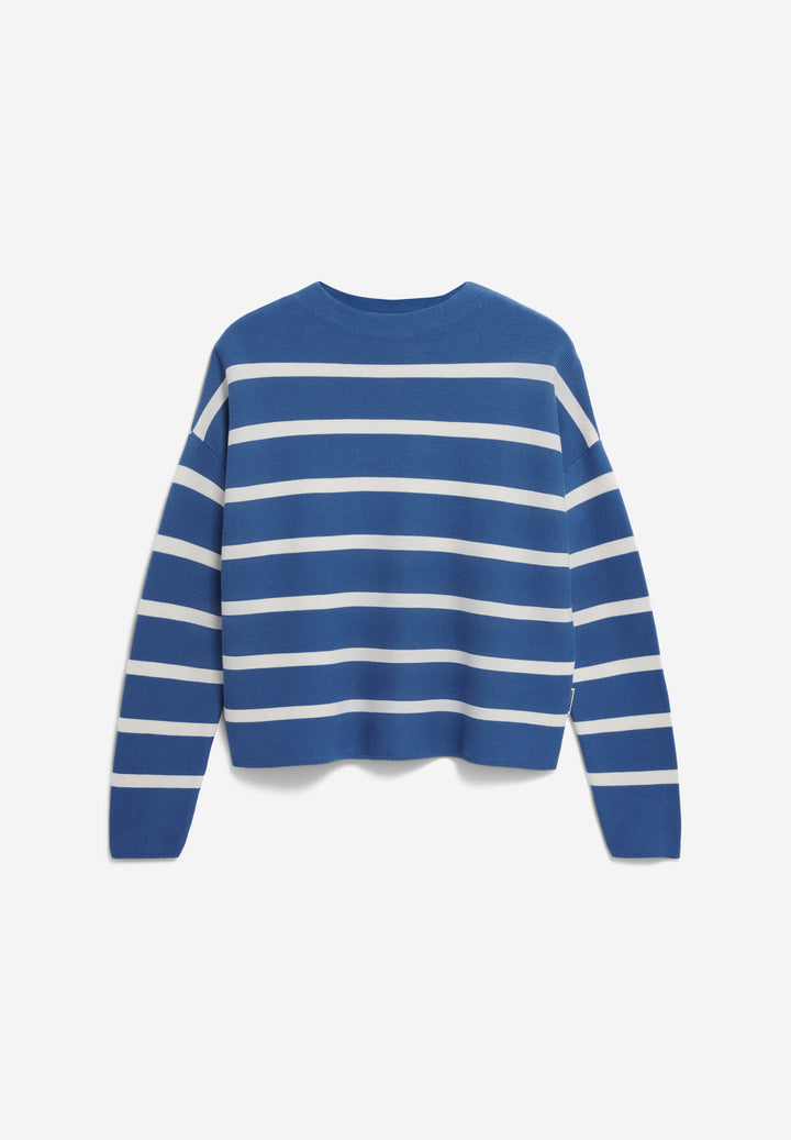 Pullover MERINAA STRIPES Dark Morning-Oatmilk von Armedangels 6