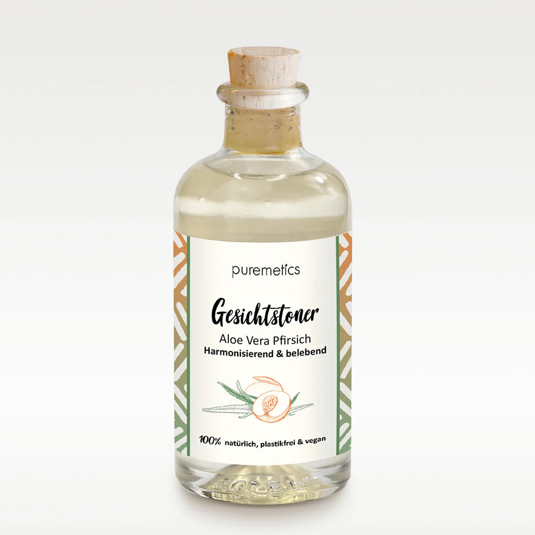 Gesichtstoner Aloe Vera Pfirsich - Sanfte Reinigung und Feuchtigkeit