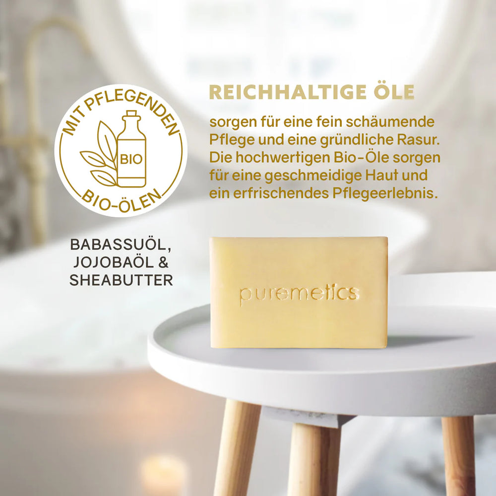Rasierseife Ingwer-Tonics von Puremetics Infos