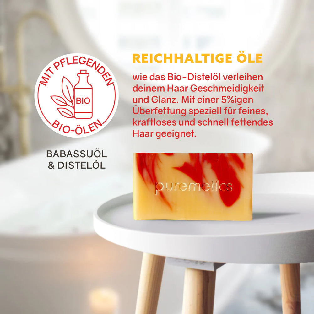 Puremetics Seife Grapefruit Zypresse Infos