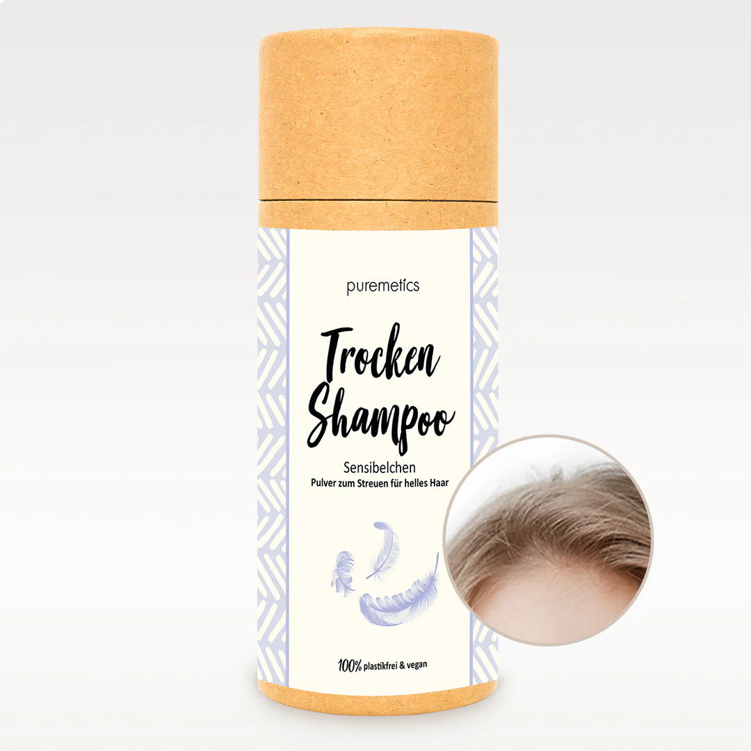 Trockenshampoo Sensibelchen blondes helles Haar von Puremetics