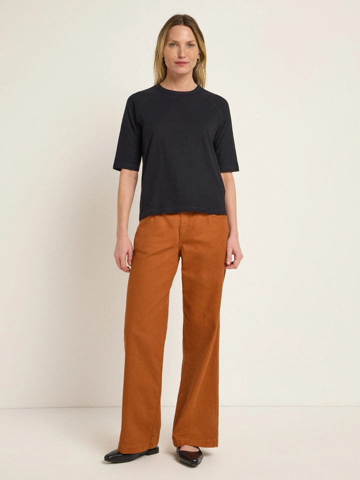 Raglanshirt GOTS Black von Lanius 2