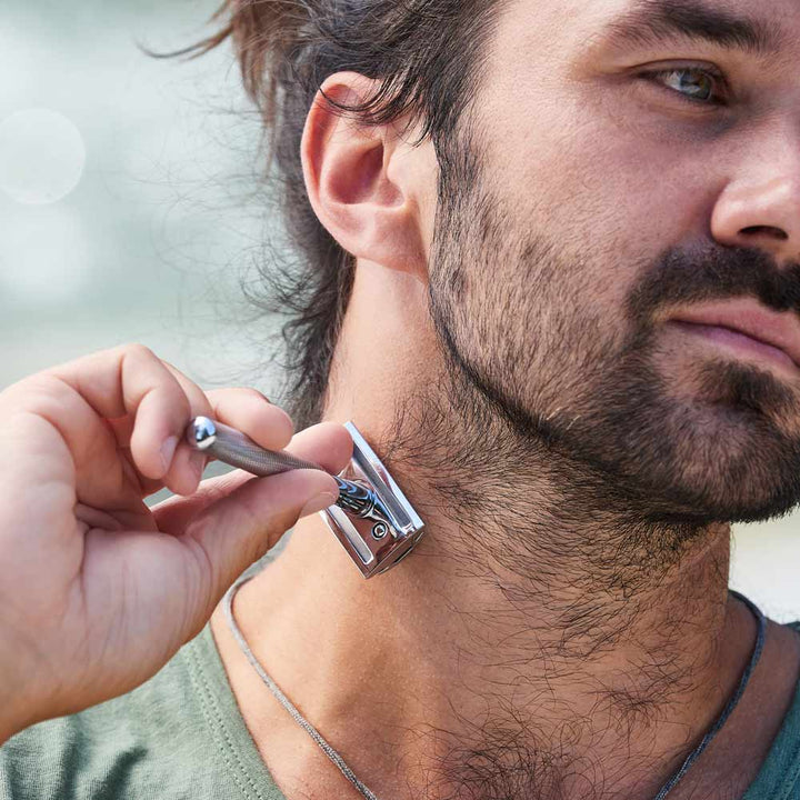 Rasierhobel Silber Pandoo Model