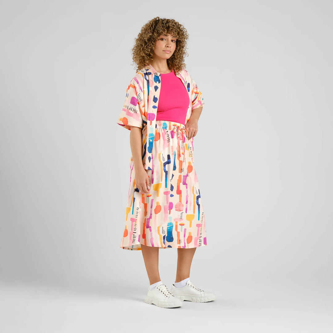 Rock Skirt Klippan Summer Abstract3