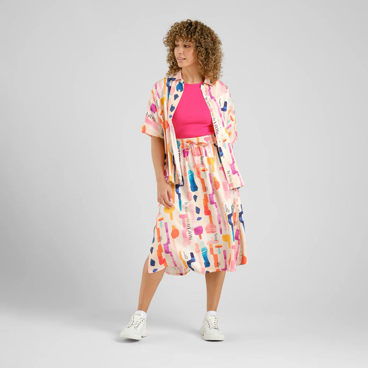 Rock Skirt Klippan Summer Abstract von Dedicated