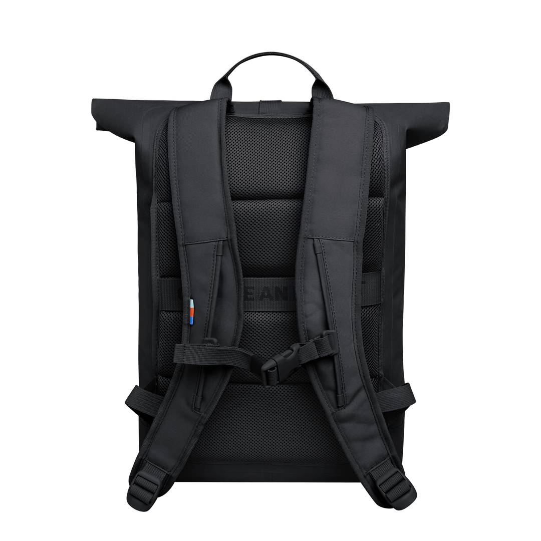 Rucksack Rolltop Lite 2.0 aus Meeresplastik Black von Got Bag 4