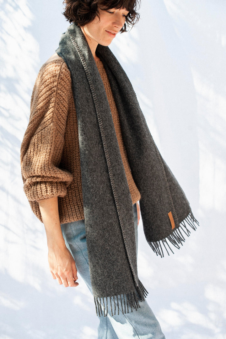 Schal Scarf Paolo Dark Grey von Jungle Folk 3