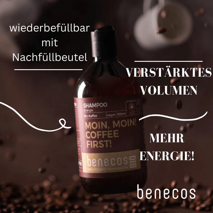 Shampoo Bio Kaffee 500ml von benecos 1